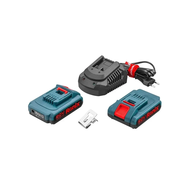 Шуруповерт Ronix ударный аккумуляторный 20В, 2Ah х 2 (8900K) - изображение 9