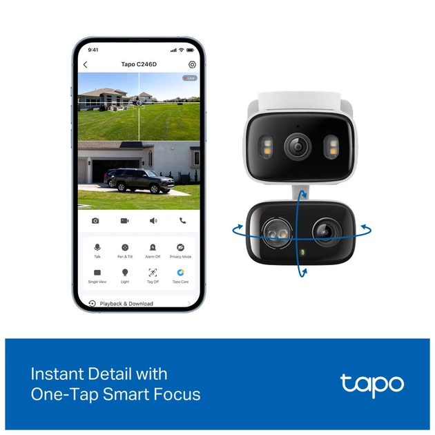 Камера відеоспостереження TP-Link TAPO-C246D - зображення 9