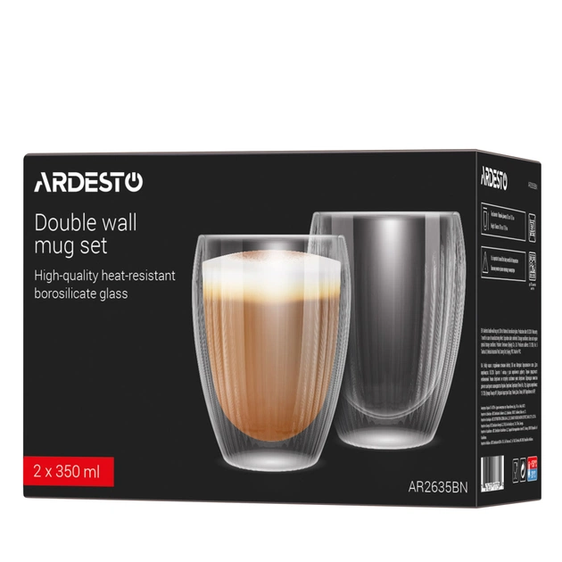 Набір склянок Ardesto 350 мл 2 шт (AR2635BN) - picture 6