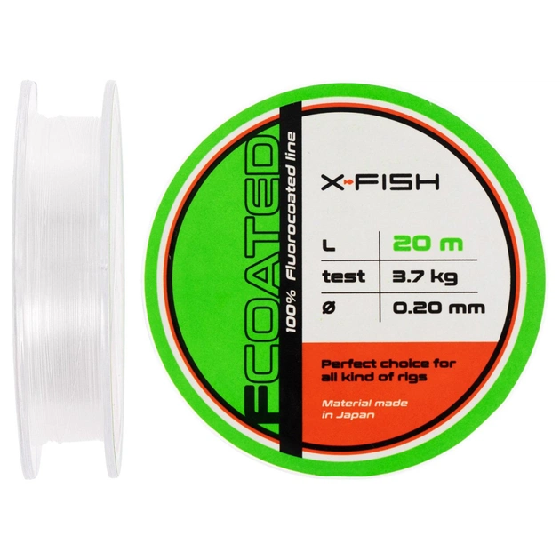 Флюорокарбон X-Fish FCoated 20m 0.20mm 3.7kg (1917.01.43) - зображення 1