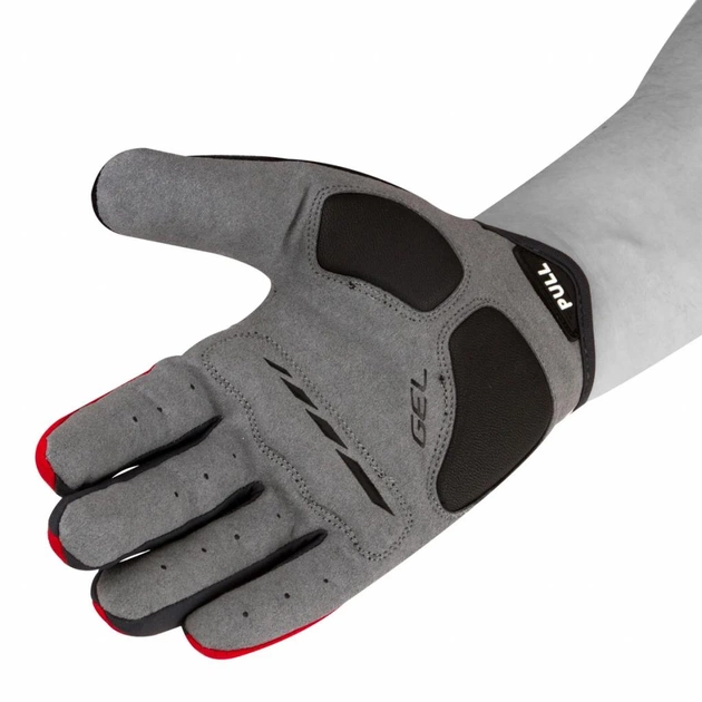 Велорукавиці PowerPlay 6554 Red M (6554_M_Red) - зображення 3