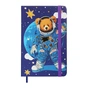 Книга записная ZiBi Bear A6 в клеточку твердая обложка на резинке 80 листов, синяя (ZB.116103) - уменьшенное изображение 1