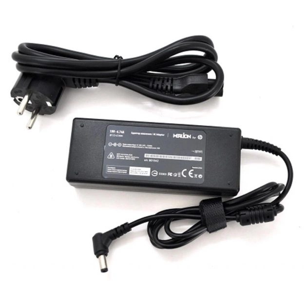 Блок живлення до ноутбуку Merlion HP 90W 19V 4.74А, 5.5*2.5 (07197 / LHP90/19-5.5*2.5) - зображення 1