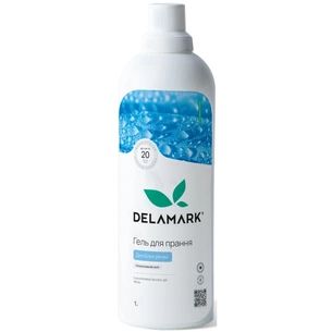 Гель для прання DeLaMark White 1 л (4820152330192) зображення 1