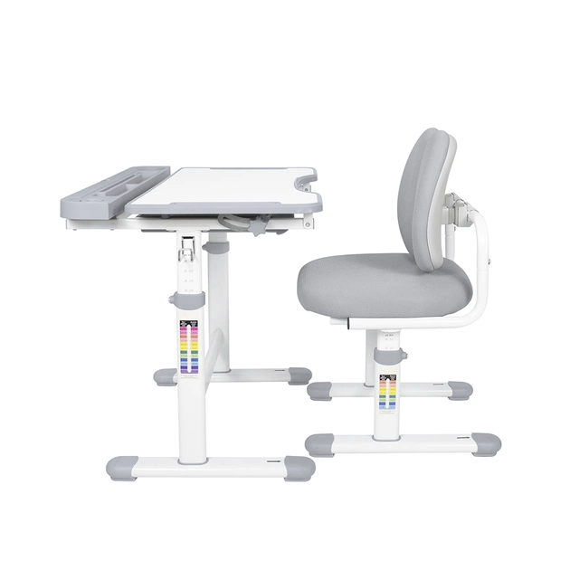 Парта зі стільцем FunDesk Vivo Grey (221892) - picture 7