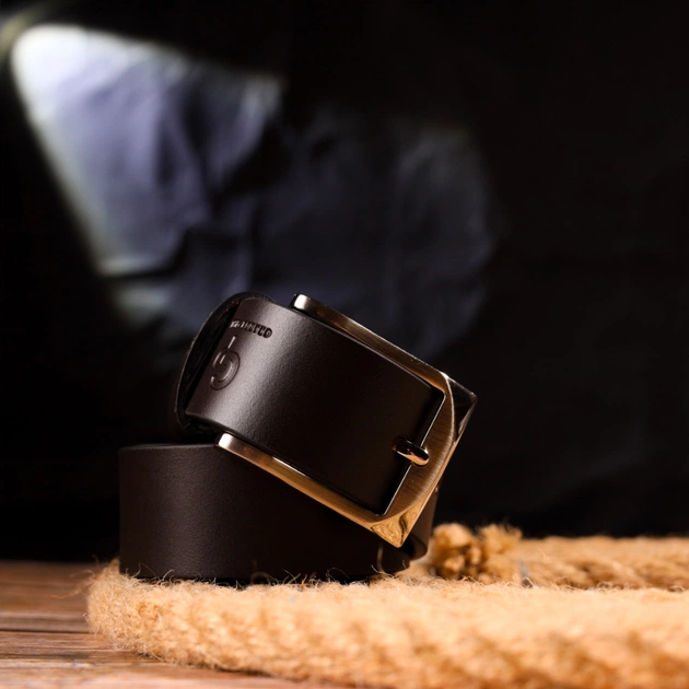 Ремінь Grande Pelle Брючний з натуральної шкіри Коричневий (21449) - зображення 10