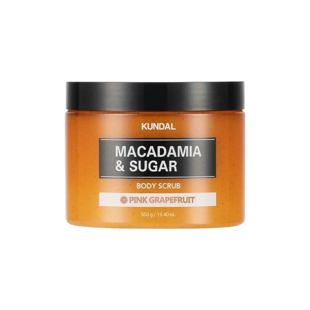 Скраб для тіла Kundal Macadamia&Sugar Body Scrub Pink Grapefruit 550 г (8809568749039) - picture 1