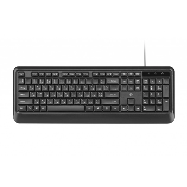 Клавіатура 2E KS130 USB Black (2E-KS130UB) - зображення 1
