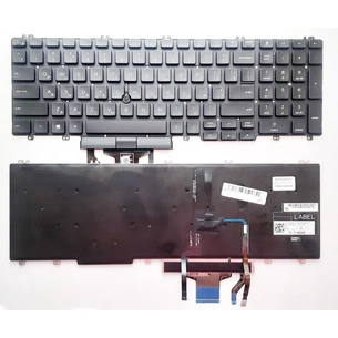 Клавіатура ноутбука Dell Latitude 5500/5501,Precision 3501/3540/3541 черн ТП подсв UA (A46189) зображення 1