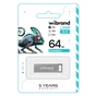 USB флеш накопичувач Wibrand 64GB Chameleon Silver USB 2.0 (WI2.0/CH64U6S) - зменшене зображення 2