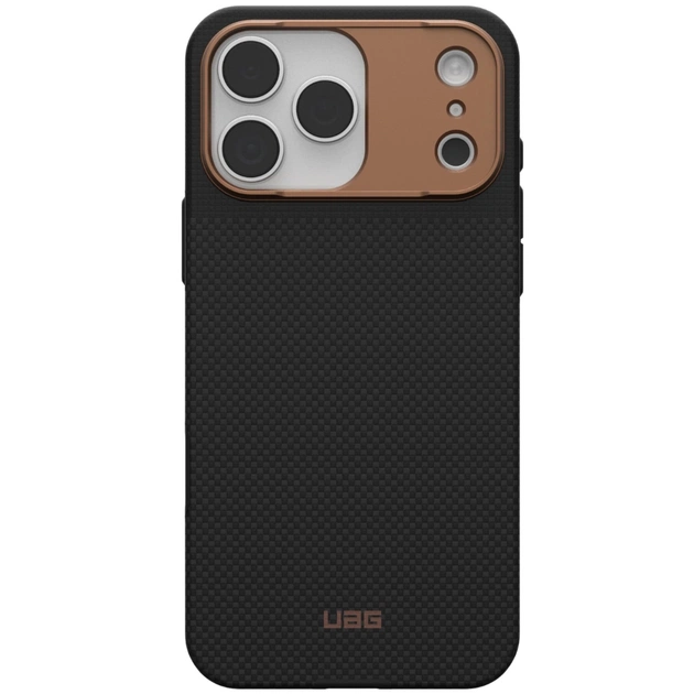 Чохол до мобільного телефона UAG iPhone 17 Pro Max Fibr Armr Magsafe Kevlar Graphite/Bronze (114554113985) - зображення 1