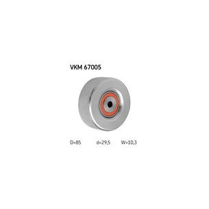 Ролик натягувача ременя SKF VKM 67005 зображення 1