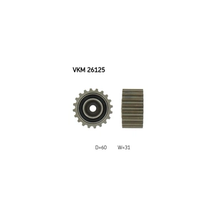Ролик натягувача ременя SKF VKM 26125 зображення 1