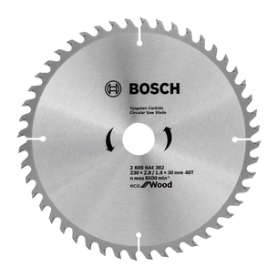 Диск пильний Bosch пиляльний Eco for Wood 230x30-48T (2.608.644.382) зображення 1