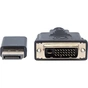 Кабель мультимедійний DisplayPort M to DVI-D 25 M 3.0m Manhattan Intracom (152136) - зменшене зображення 2