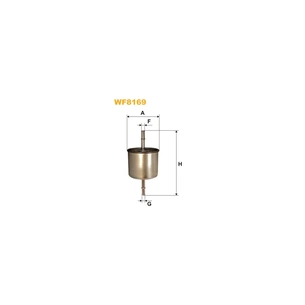 Фільтр паливний Wixfiltron WF8169 зображення 1
