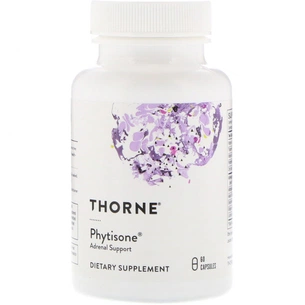 Вітамінно-мінеральний комплекс Thorne Research Підтримка Наднирників, Phytisone, 60 капсул (THR-80402) зображення 1