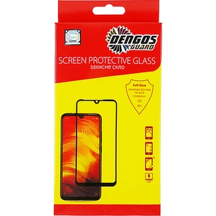 Скло захисне Dengos Full Glue Samsung M12 (black) (TGFG-179) зображення 1