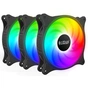 Кулер до корпусу PcCooler FX 120 ARGB BK 3in1 - зменшене зображення 2