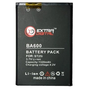 Акумуляторна батарея Extradigital Sony Ericsson BA600 (1320 mAh) (BMS6344) зображення 1