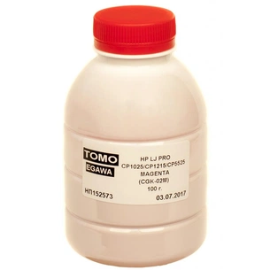 Тонер Tomoegawa HP LJ PRO CP1025/CP1215/CP5525 100g MAGENTA Chemical (CGK-02M-100) зображення 1