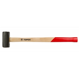 Кувалда Topex 6 кг с двумя бойками, DIN6475 (02A506) зображення 1