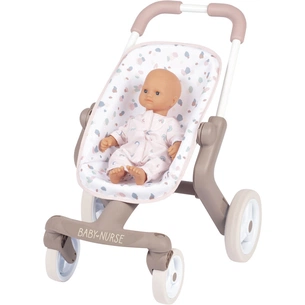 Коляска для ляльок Smoby Baby Nurse "Рожева пудра. Прогулянка" , (251218) зображення 1