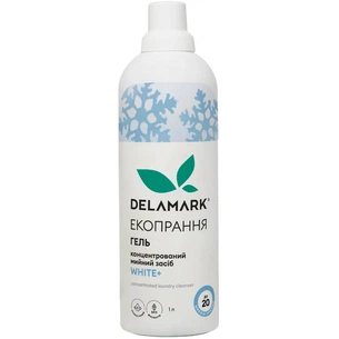 Гель для прання DeLaMark White 1 л (4820152330192) зображення 1