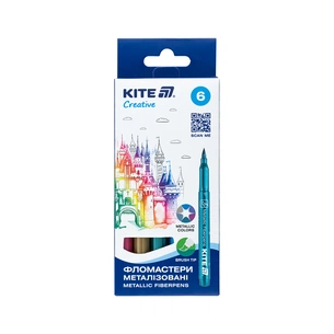 Фломастери Kite Creative пензлики 6 кольорів (K-1149) зображення 1
