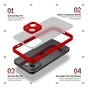 Чохол до мобільного телефона Armorstandart Frosted Matte Samsung S23FE 5G Red (ARM69717) - зменшене зображення 2