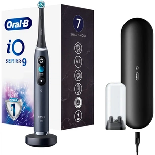 Електрична зубна щітка Oral-B IOM9.1B2.2AD Black Onyx зображення 1