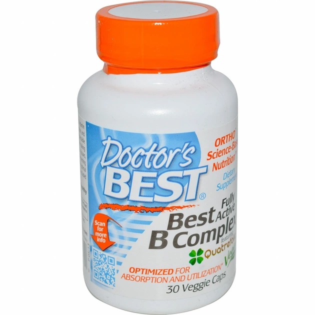 Вітамін Doctor's Best Повністю Активований Комплекс Вітамінів Групи, (DRB00299) - зображення 1