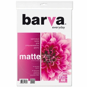 Фотопапір Barva A4 Everyday Matte 125г, 60л (IP-AE125-317) зображення 1