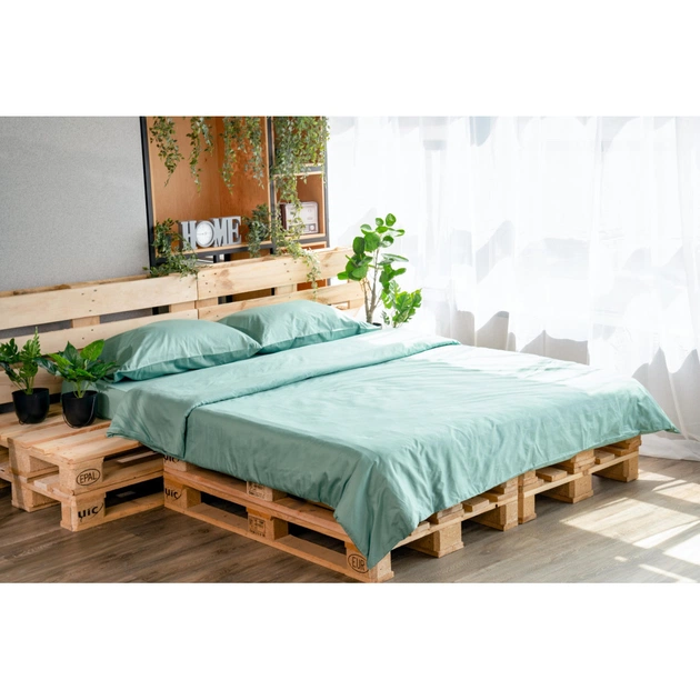 Простирадло Ardesto на резинці Mix&Match сатин 160х200+30 см шавлія (ART1620FSG) - picture 7