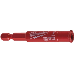 Коронка Milwaukee алмазна Diamond Plus 10мм, з хвостовиком (49560509) зображення 1