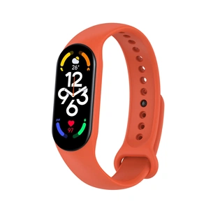 Ремінець до фітнес браслета BeCover Silicone для Xiaomi Mi Smart Band 7 Orange (707482) зображення 1
