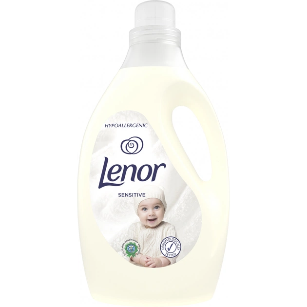 Кондиціонер для білизни Lenor Для чутливої та дитячої шкіри 2.905 л (8001841163666) - изображение 1