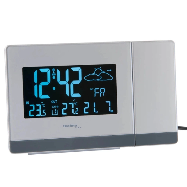 Настільний годинник Technoline WT549 проекційний White (DAS301195) - picture 4