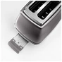 Тостер DeLonghi CTOT 2103 GY (CTOT2103GY) - зменшене зображення 3