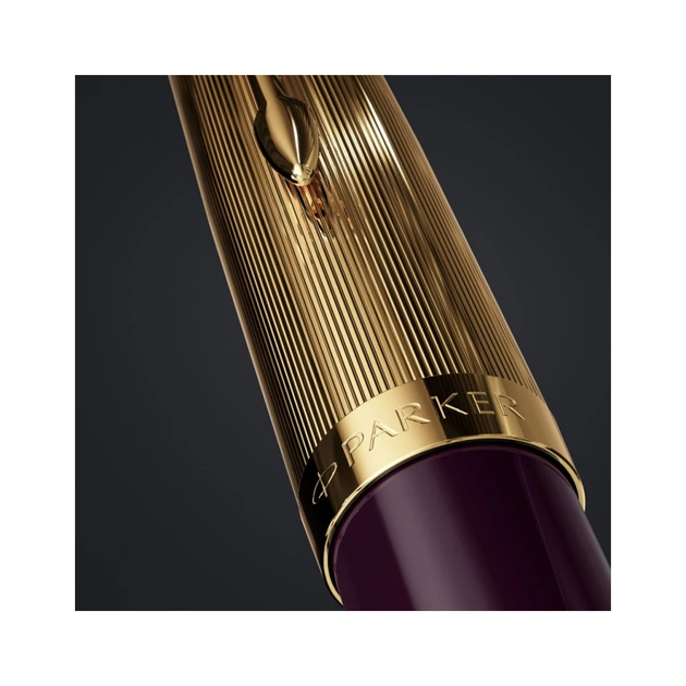 Ручка пір'яна Parker PARKER 51 Premium Plum GT  FP18 F (57 111) - изображение 4
