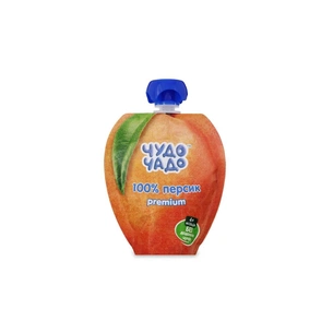 Дитяче пюре Чудо-Чадо Premium Персик без цукру 90 г (4820016254121) зображення 1