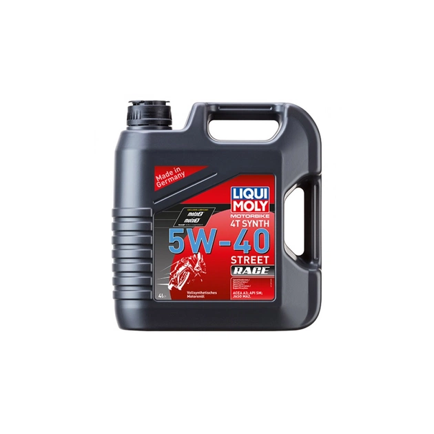 Моторное масло Liqui Moly Motorbike 4T Synth Street Race 5W-40 4л. (1685) - изображение 1