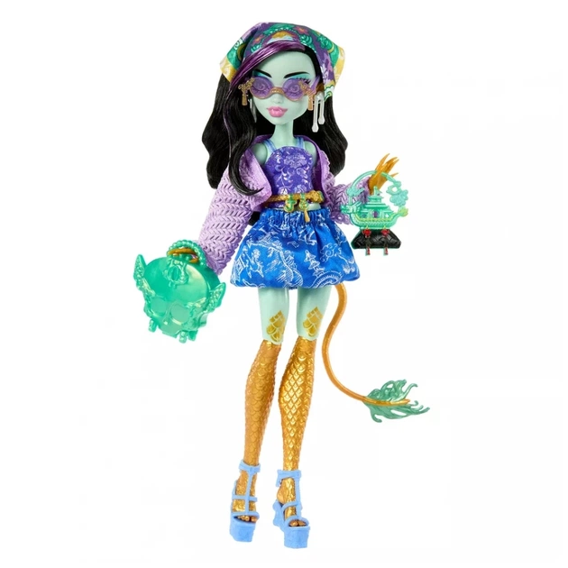 Кукла Monster High Набор-сюрприз Кошмарные каникулы Ужас-секреты Джинифайер (JDR52) - изображение 3