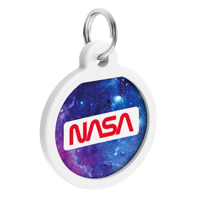 Адресник для тварин WAUDOG Smart ID з QR паспортом "NASA21", коло 25 мм (0625-0148) - picture 4