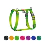Шлея для собак WAUDOG Nylon Mono анатомічна H-подібна з QR паспортом, пластиковий фастекс, XL салатова (54595) - зменшене зображення 1