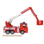 Спецтехніка Same Toy инерционная Truck Пожарная машина с подъемным краном со свет (98-617AUt) - зменшене зображення 2