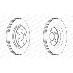 Гальмівний диск FERODO DDF1820C зображення 1