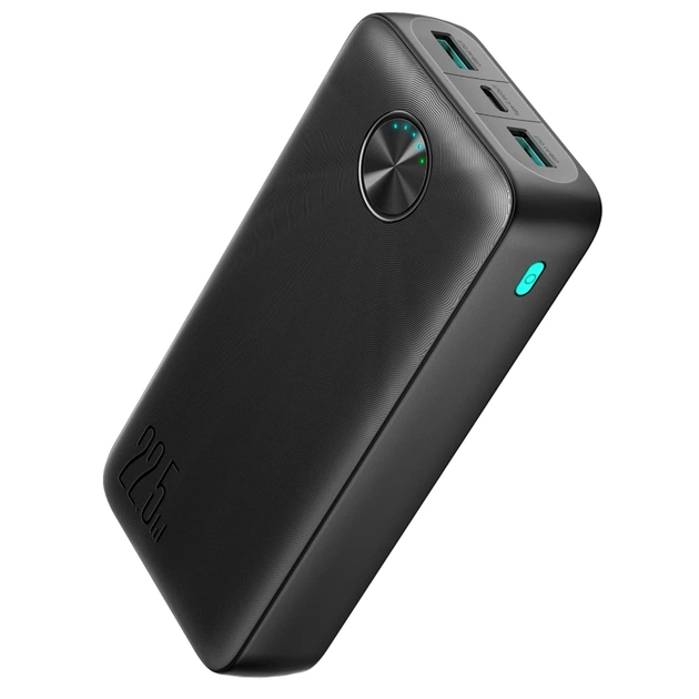 Батарея універсальна JOYROOM 20000mAh 22,5W PD, QC/3.0, 2*USB-A, USB-C In/Out Black (JR-PBF16) - зображення 1