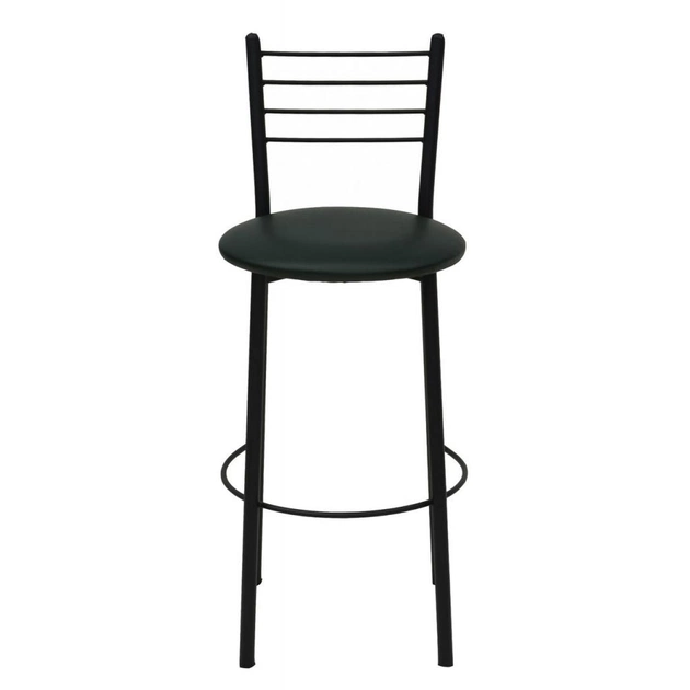 Барний стілець Примтекс плюс барный 1022 Hoker black S-6214 Dark Green (1022 HOKER black S-6214) - picture 1
