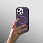 Чохол до мобільного телефона BeCover FIBRA Silicone OmniMag Apple iPhone 16 Pro Max Dark Purple (716234) - зменшене зображення 4